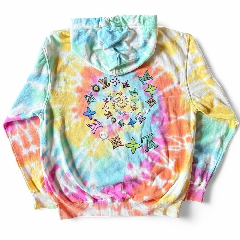 Partners in Crime LV Mongram Tie-Dye Hoodie